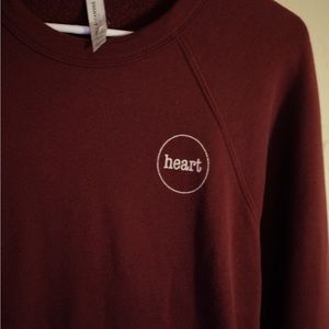 Heart Coffee crew sweatshirt